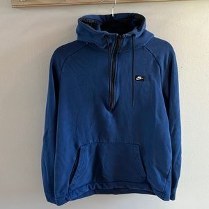 Nike half zip. Women’s L Royal blue